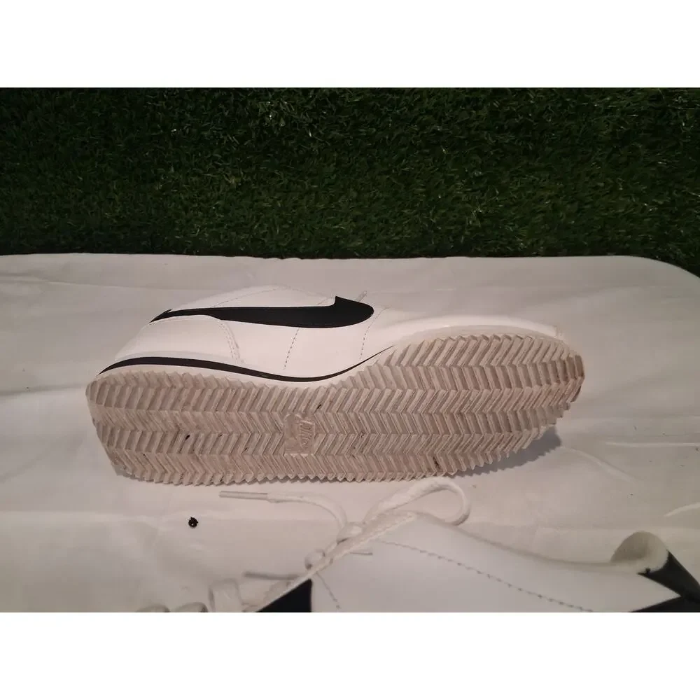 Nike Cortez Basic Leather White Black Classic Men's Shoes Size 8 819719-100